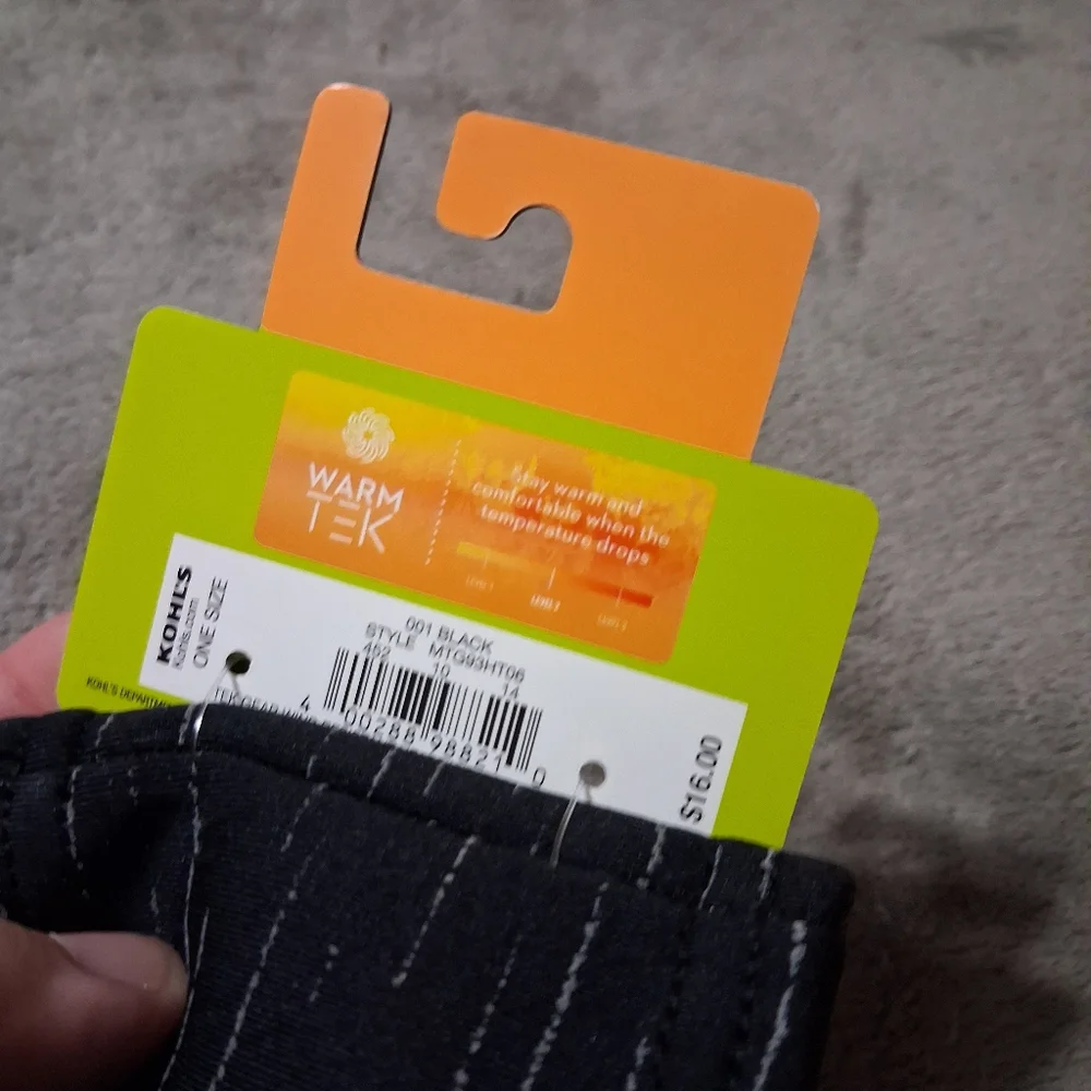 Tek Gear Fleece Lined Headband Warm Ear Warmer Wind Resistant NWT $16